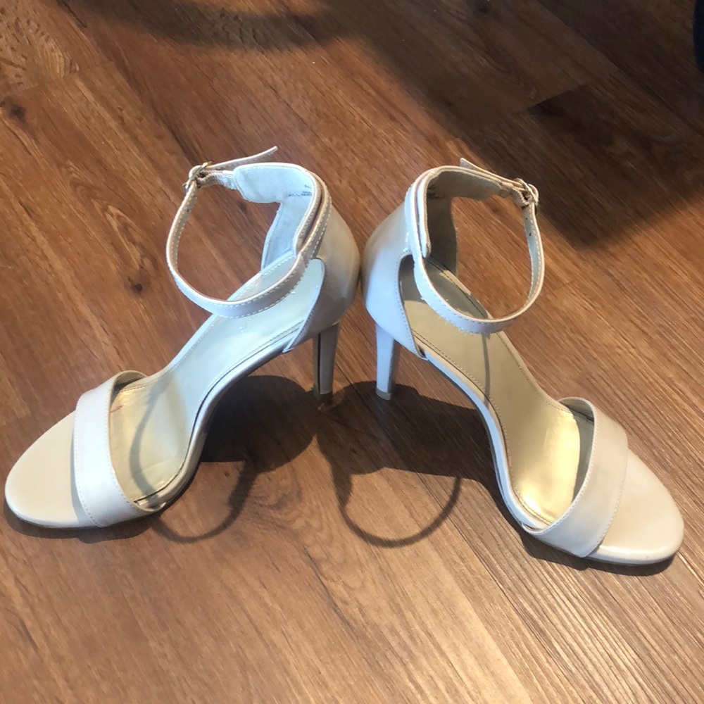 Nude Strap Heels - Picture 1 of 4
